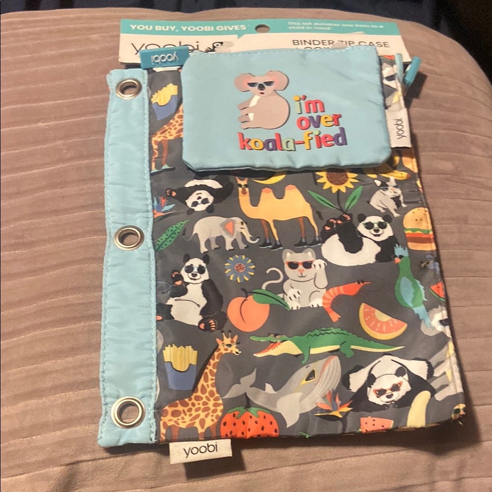 Yoobi Kids Binder Zip Case - Multicolor